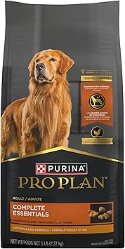 Purina Pro Plan Complete Essentials Shredded Blend Chicken and Rice Dog Food Dry Formula with Probiotics for Dogs - 5 lb.