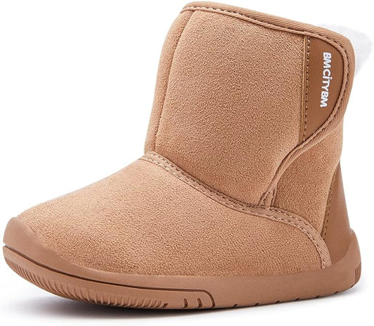 BMCiTYBM Girls Boys Snow Boots Warm Winter Fur Lined Baby Shoes (Infant/Toddler/Little Kid)