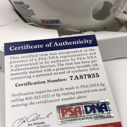 Autographed/Signed Xavien Howard Miami Dolphins Football Mini Helmet PSA/DNA COA