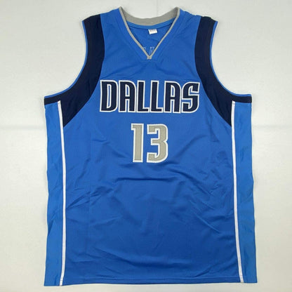Autographed/Signed Jalen Brunson Dallas Light Blue Basketball Jersey JSA COA