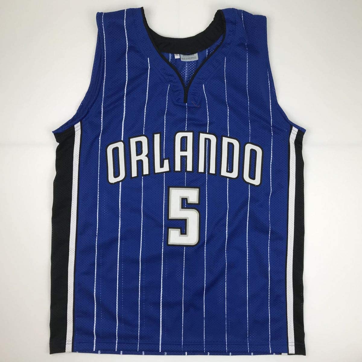 Autographed/Signed Mohamed Mo Bamba Orlando Blue Basketball Jersey Beckett BAS COA