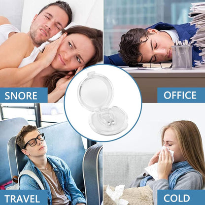 Snore Stopper, Anti Snoring Devices (8 Pack), Silicone Magnetic Stop Snoring Solution, Comfortable & Professional Anti Snoring Nose Clip for Men and Women