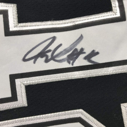 Autographed/Signed LaMarcus Aldridge San Antonio Black Basketball Jersey Beckett BAS COA