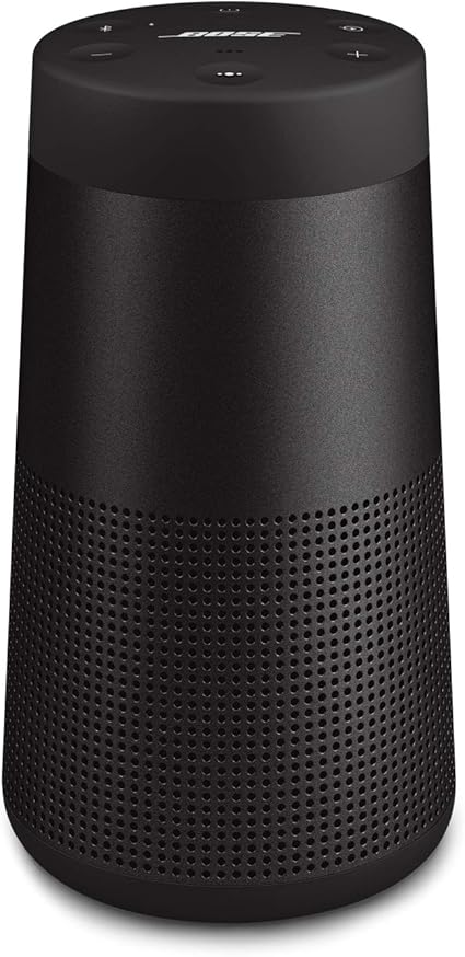 Bose SoundLink Revolve (Series II) Portable Bluetooth Speaker _„_ Wireless Water-Resistant Speaker with 360‘� Sound, Black (Renewed)