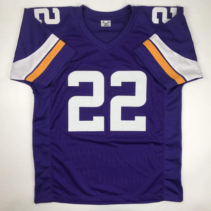 Autographed/Signed Harrison Smith Minnesota Purple Football Jersey JSA COA