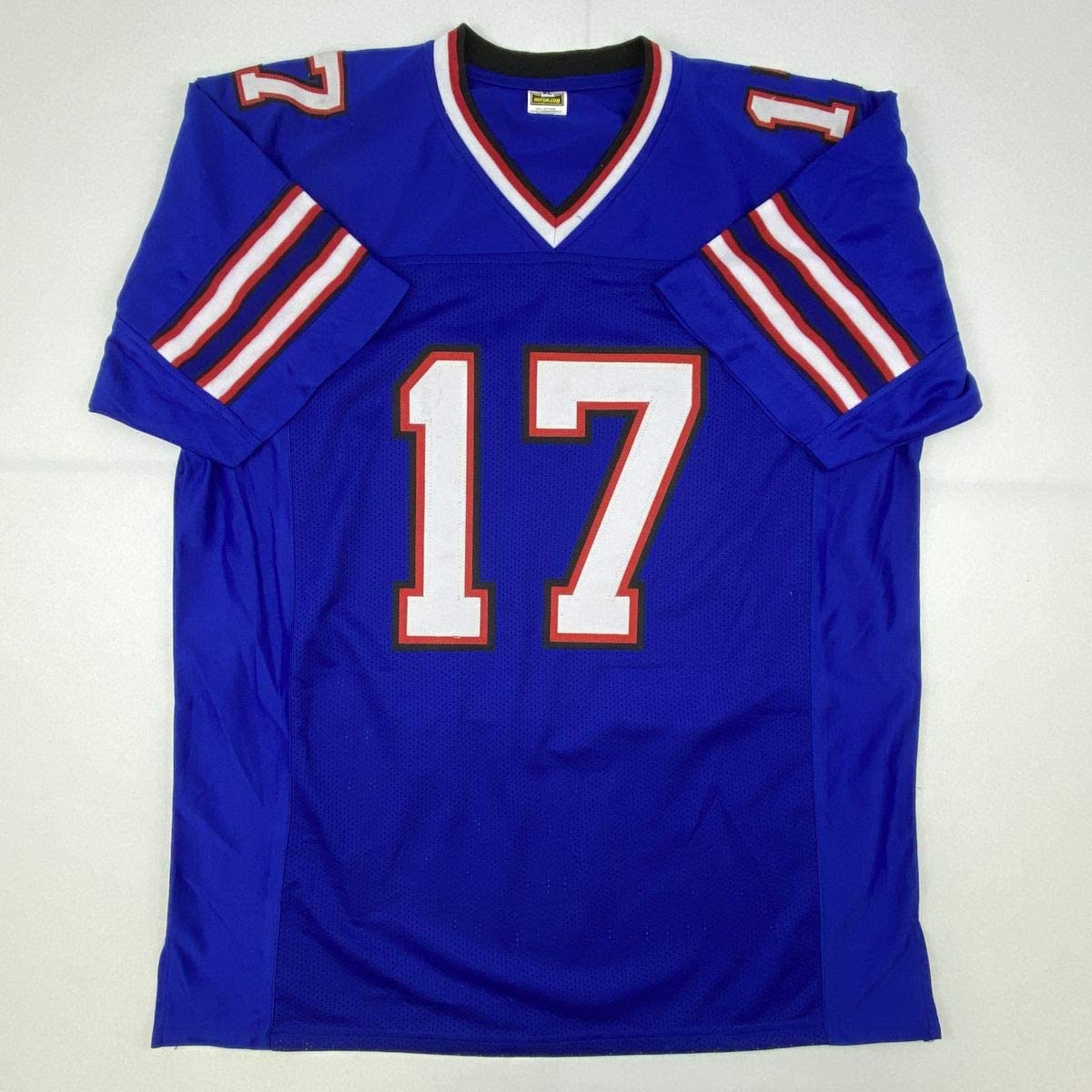 Autographed/Signed Josh Allen Buffalo Blue Football Jersey Beckett BAS COA