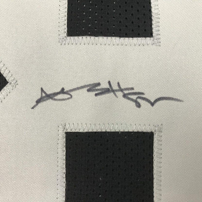 Autographed/Signed Antonio Brown Oakland Black Football Jersey JSA COA