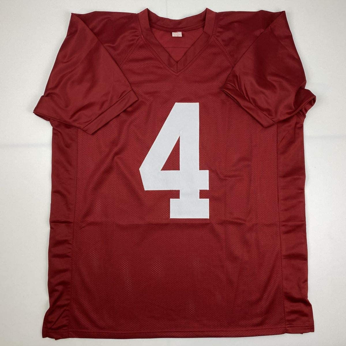Autographed/Signed Jerry Jeudy Alabama Red College Football Jersey JSA COA
