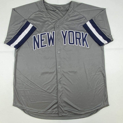 Autographed/Signed Paul O'Neill New York Grey Baseball Jersey JSA COA