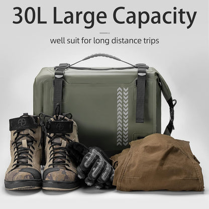 ROCKBROS 30L Waterproof Motorcycle Tail Bag Universal Fit Durable