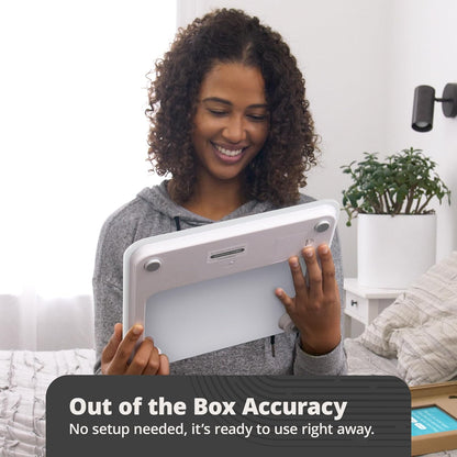 Greater Goods AccuCheck Scale for Body Weight, Bathroom Scale, Designed in St Louis, Ash Grey