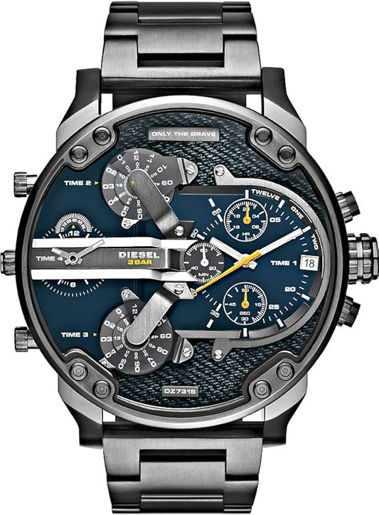 Diesel Men's DZ7331 Mr Daddy 2.0 Gunmetal-Tone Stainless Steel Watch