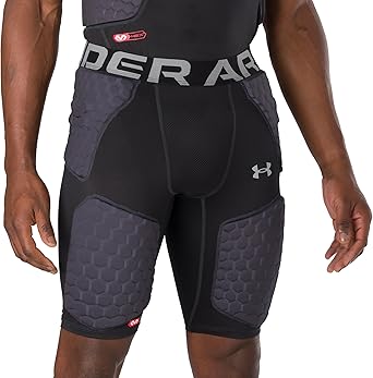 Under Armour Gameday Pro 5-Pad Football Girdle, Men's Compression Pants with Protection for Practice & Game Day, Adult Sizes
