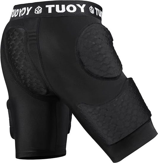 Men's Football Girdles Hip Thigh Butt Tailbone Protector Adult Athletic Protective for Rugby Baseball Skate