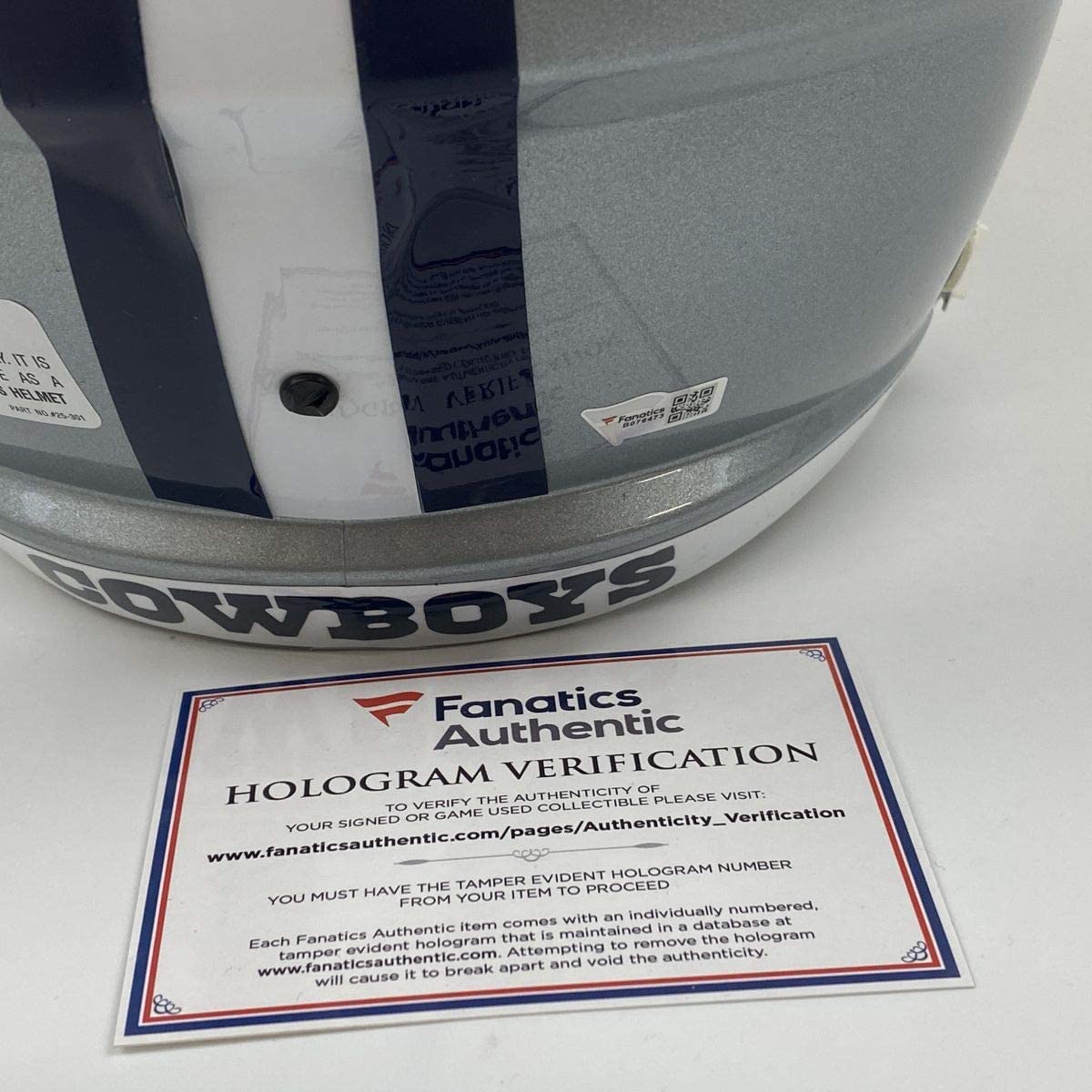 Autographed/Signed CeeDee Lamb Dallas Cowboys Full Size FS F/S Replica Football Helmet Fanatics COA