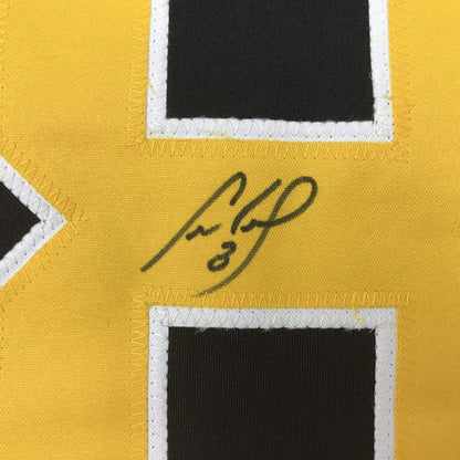 Autographed/Signed Cam Neely Boston Black Hockey Jersey JSA COA