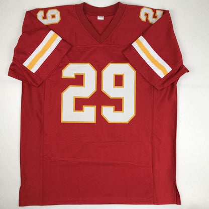 Autographed/Signed Eric Berry Kansas City Red Football Jersey PSA/DNA COA