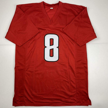 Autographed/Signed Lamar Jackson Louisville Red College Football Jersey JSA COA