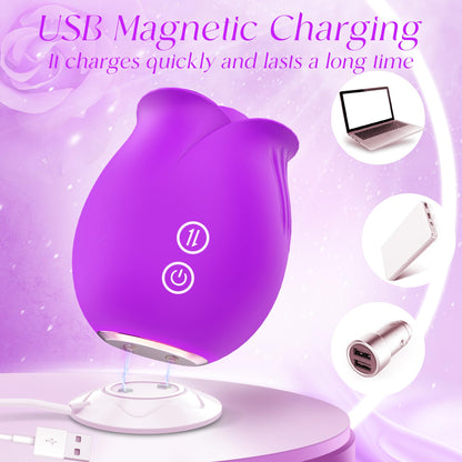 Rose Sex Toy Stimulator Sucking Vibrators for Women's Vibrators G Spot Dildo