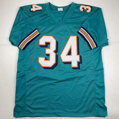 Autographed/Signed Ricky Williams Miami Teal Football Jersey Tristar COA Holo