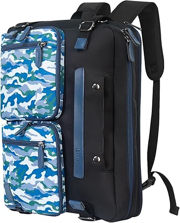 3 in 1 Computer Bag for Men, 17.3 Inch Laptop Backpack for Men, Work Bag for Men, Work Briefcase, Laptop Bag, Titan Sea