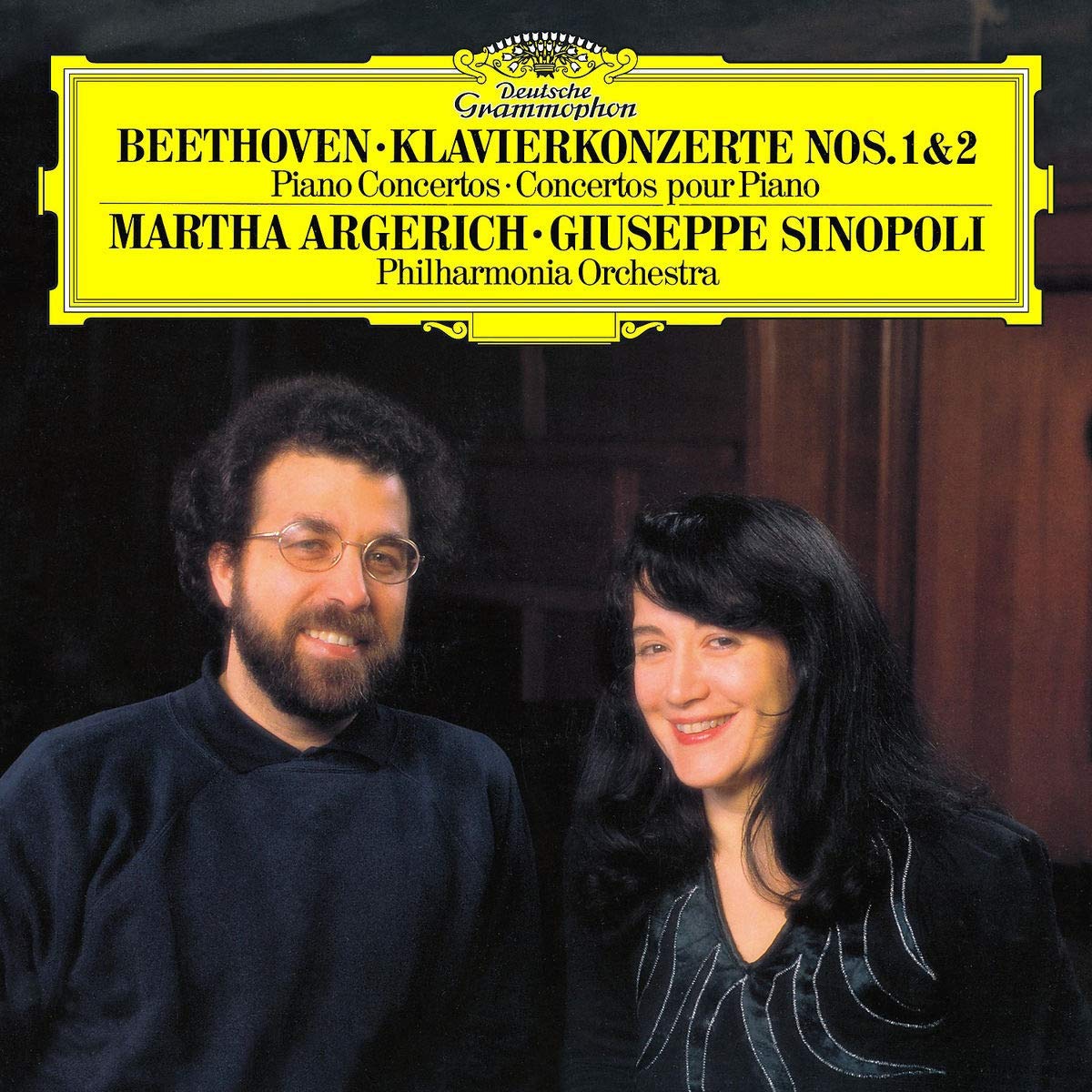 Beethoven / Argerich / Philharmonia Orch / Simopol - Piano Concertos Nos 1 & 2 [LP] Vinyl Record