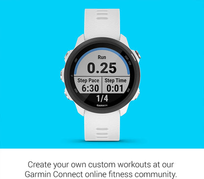 Garmin 010-02120-20 Forerunner 245 Music, GPS Running Smartwatch with Music and Advanced Dynamics, Black