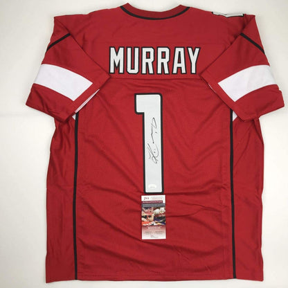 Autographed/Signed Kyler Murray Arizona Red Football Jersey JSA COA