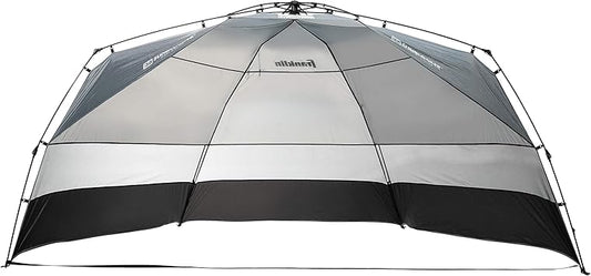 Franklin Sports Sideline Team Sunblocker Shelter - Easy Set Up - Portable and UPF 50+ Protected - Great for Beach and Sports Games - Soccer - Lacrosse - Baseball - Football - Field Hockey