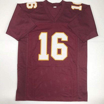 Autographed/Signed Chris Weinke 2000 Heisman  Florida State FSU Maroon Football Jersey JSA COA