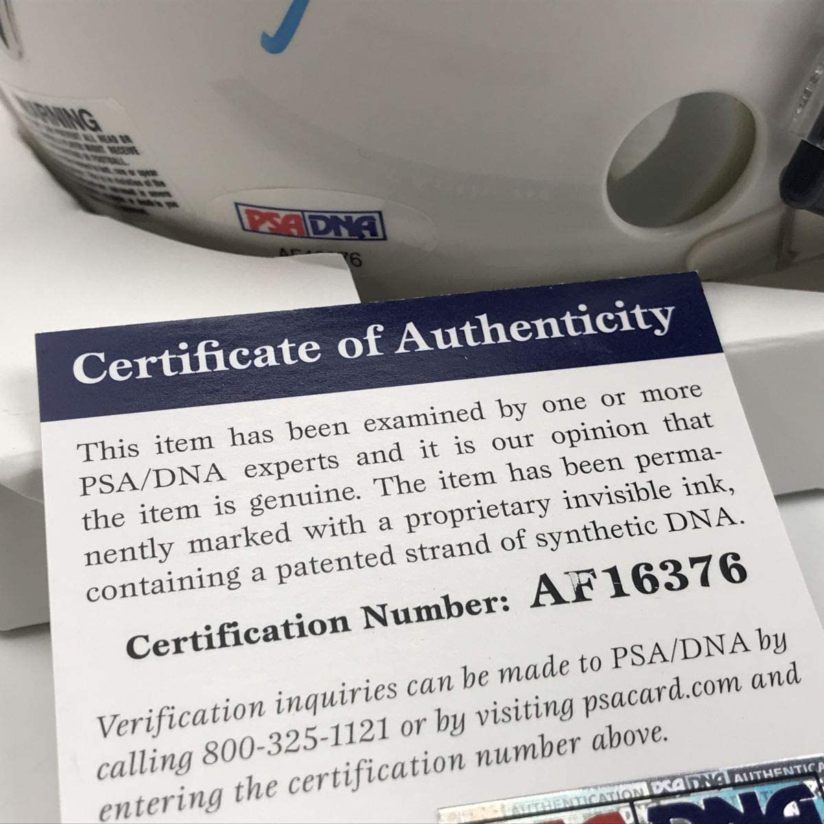 Autographed/Signed Melvin Gordon Los Angeles LA Chargers Football Mini Helmet PSA/DNA COA