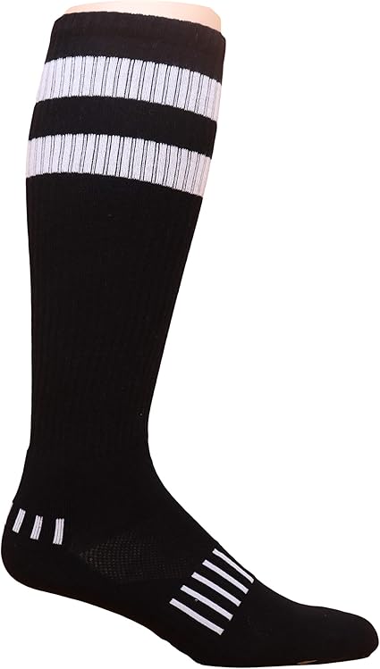 Vintage 70's Stripes Athletic Soccer Knee-High