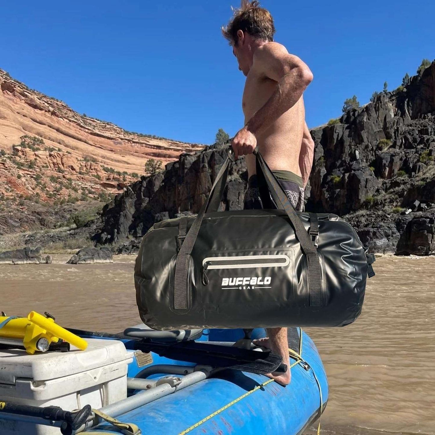 85QT Roll Top Waterproof Duffel Bag