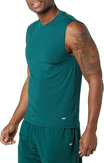 Amazon Essentials Men's Active Tech Stretch Workout Tank Baselayer
