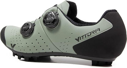 Vittoria KOM MTB Cycling Shoes - Celeste Green/Black EU 43.5