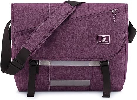 OIWAS Messenger Bag for Women, 15.6 Inch Laptop Crossbody Bags Men Casual Satchel Shoulder Bag College Travel Office Briefcase