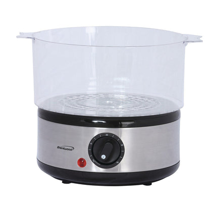 Brentwood Electric 2-Tier, 5 Quart, Stainless Steel