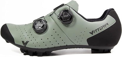 Vittoria KOM MTB Cycling Shoes - Celeste Green/Black EU 43.5