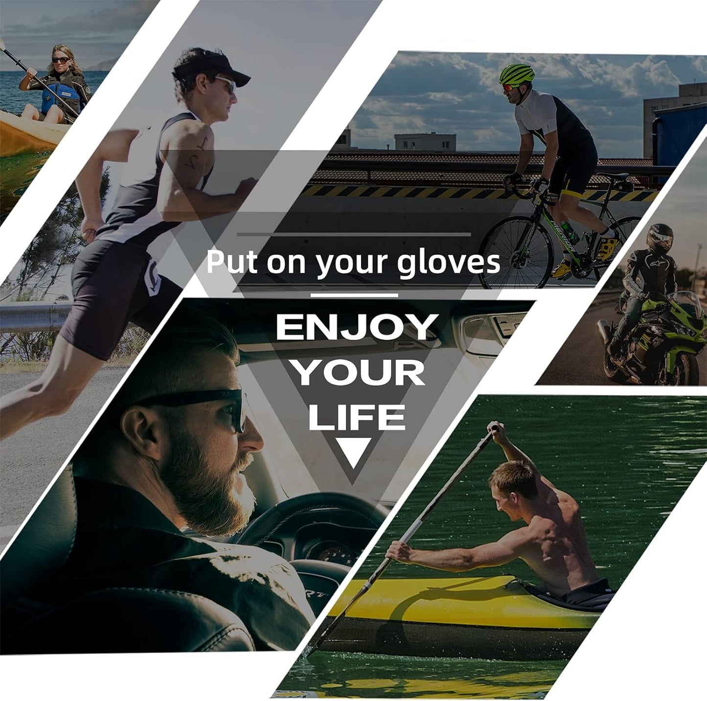 ROCKBROS Cycling Gloves  Anti-Slip Breathable