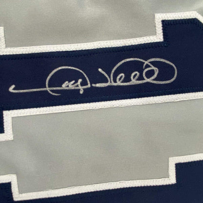 Framed Autographed/Signed Gary Sheffield 35x39 New York Grey Baseball Jersey PSA/DNA COA