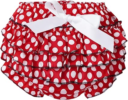 Baby Girls Ruffle Bloomers Diaper Covers Shorts Elastic Waistband Underwear Panty Briefs