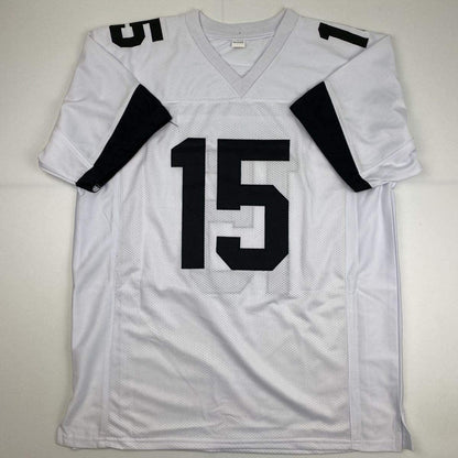 Autographed/Signed Gardner Minshew II Jacksonville White Football Jersey PSA/DNA COA