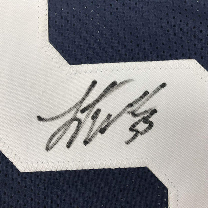 Autographed/Signed Leighton Vander Esch Dallas Thanksgiving Day Football Jersey JSA COA