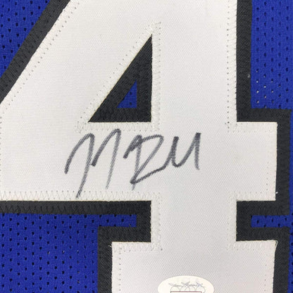 Autographed/Signed JJ J.J. Redick Duke Blue College Basketball Jersey JSA COA