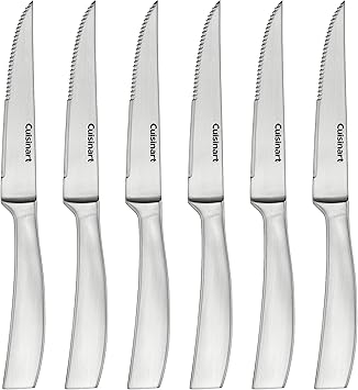 Cuisinart Forged Stainless Steel Premium Steak Knives, 6 -Piece Set