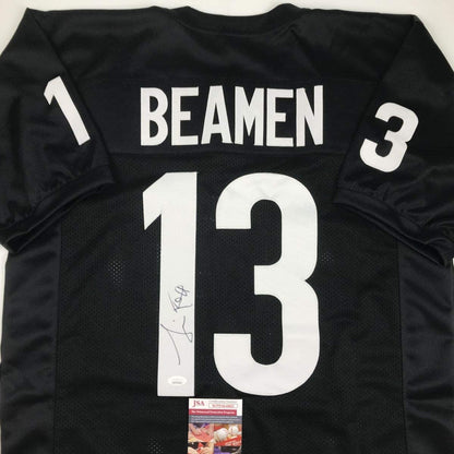 Autographed/Signed Jamie Foxx Willie Beamen Any Given Sunday Black Football Jersey JSA COA