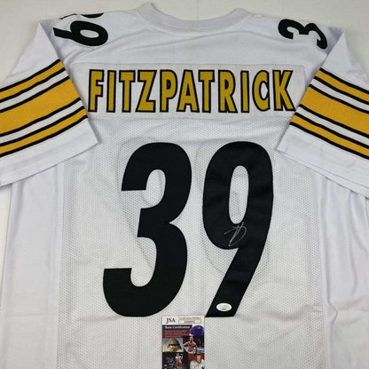 Autographed/Signed Minkah Fitzpatrick Pittsburgh White Football Jersey JSA COA