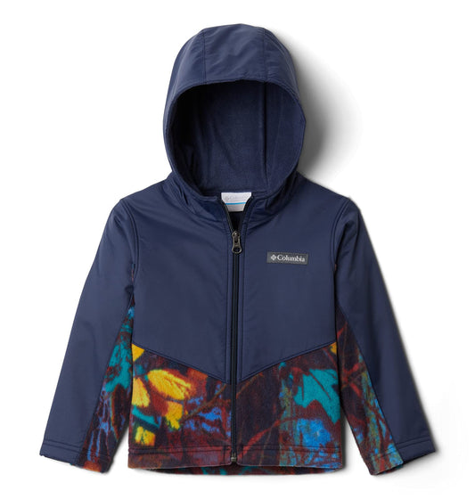 Columbia Baby Steens Mt Overlay Hoodie, Collegiate Navy/Collegiate Navy Timberwolf, 3/6