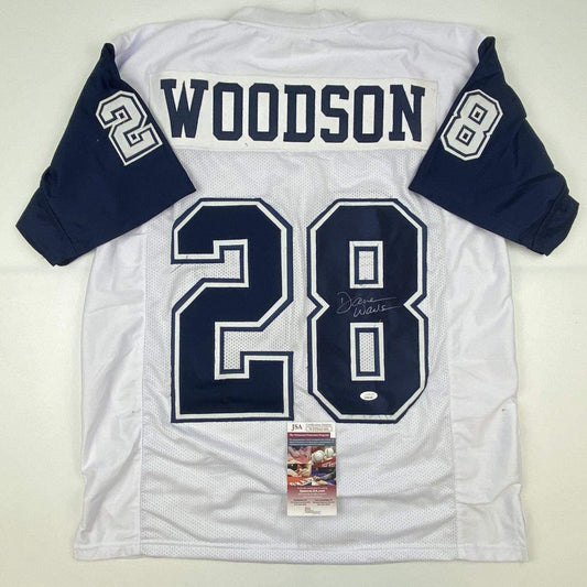 Autographed/Signed Darren Woodson Dallas Color Rush Football Jersey JSA COA