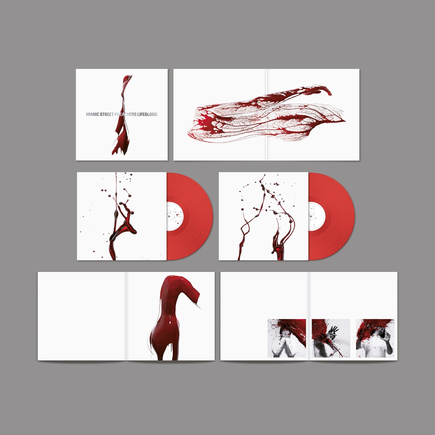 Manic Street Preachers - Lifeblood [Clear Vinyl] [Limited Edition] (Red) (Port) Vinyl Record